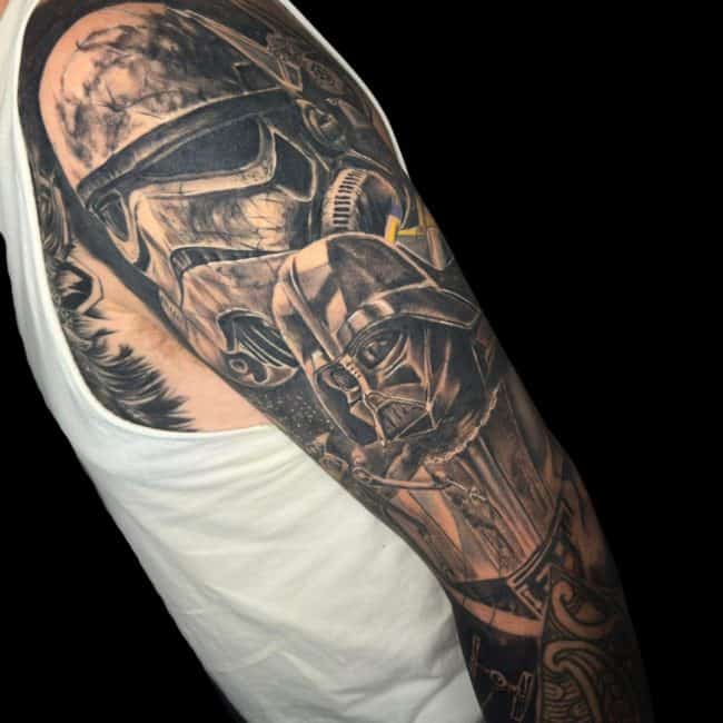 After Shoulder Tattoo Cover-Up