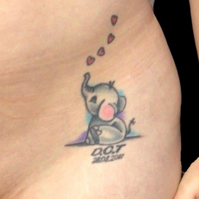 Before Side Tattoo Cover-Up