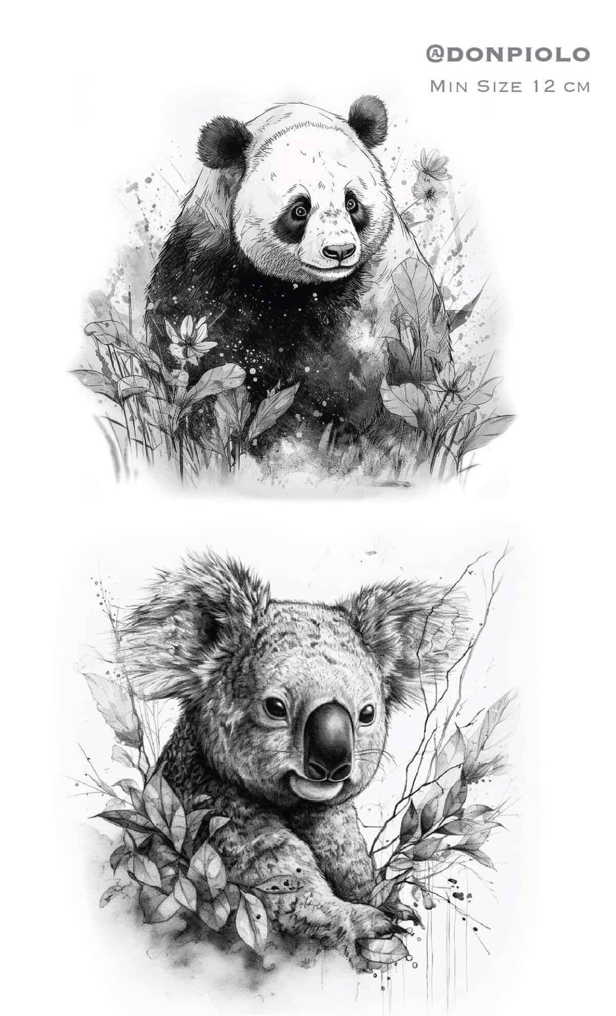 Animal Flash Tattoo Design Sheets - Design 2