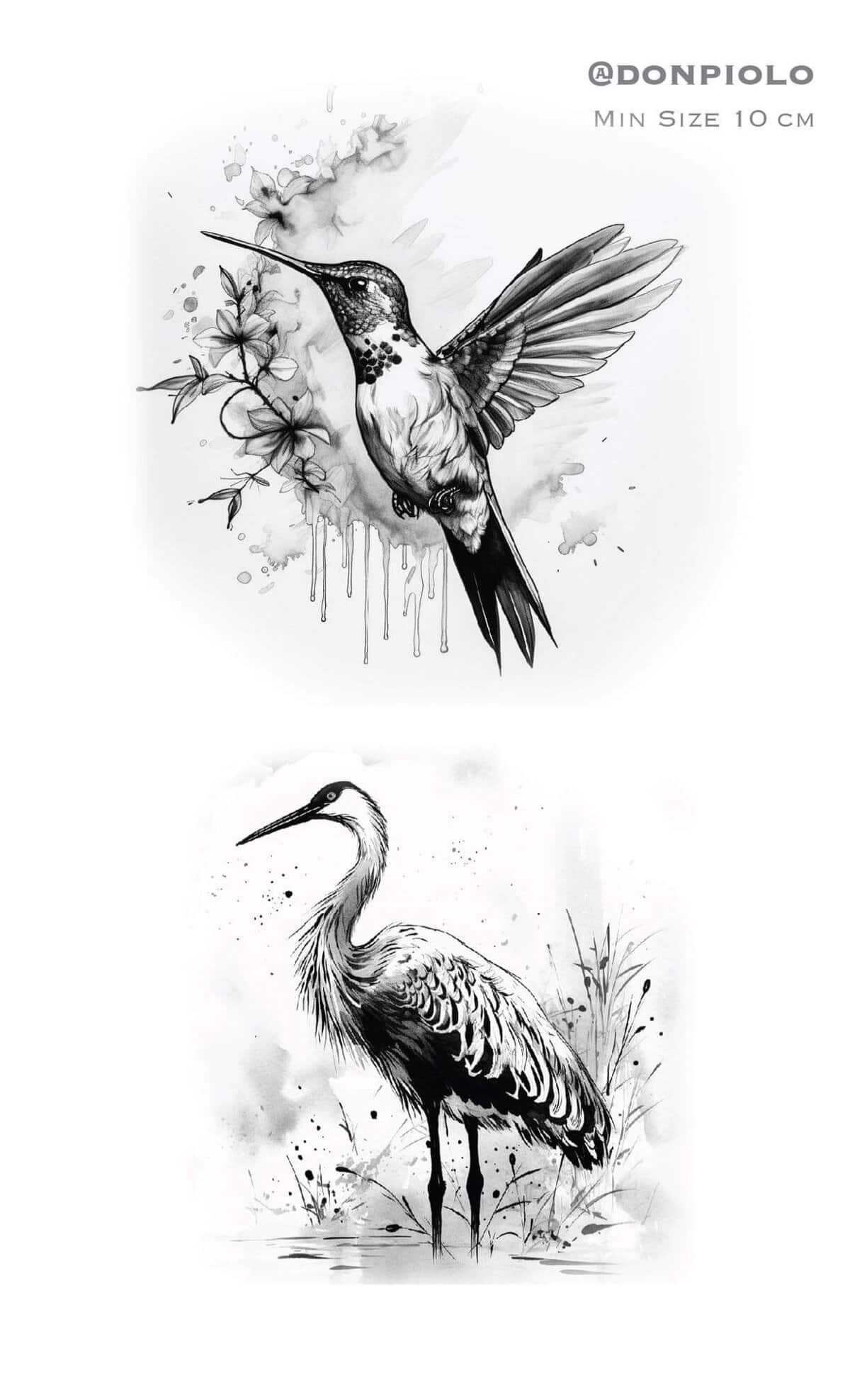Animal Flash Tattoo Design Sheets - Design 3