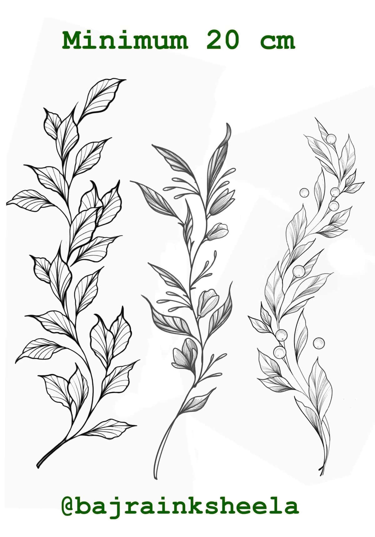 Flower Flash Tattoo Design Sheets - Design 9