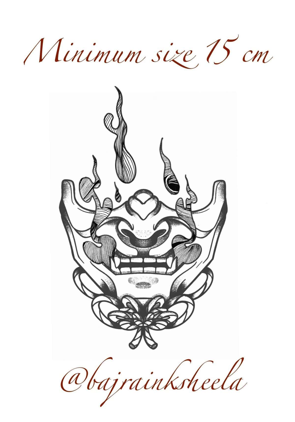 Japanese Flash Tattoo Design Sheets - Design 11