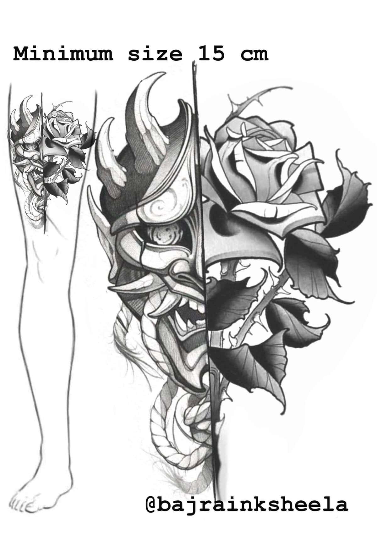 Japanese Flash Tattoo Design Sheets - Design 12