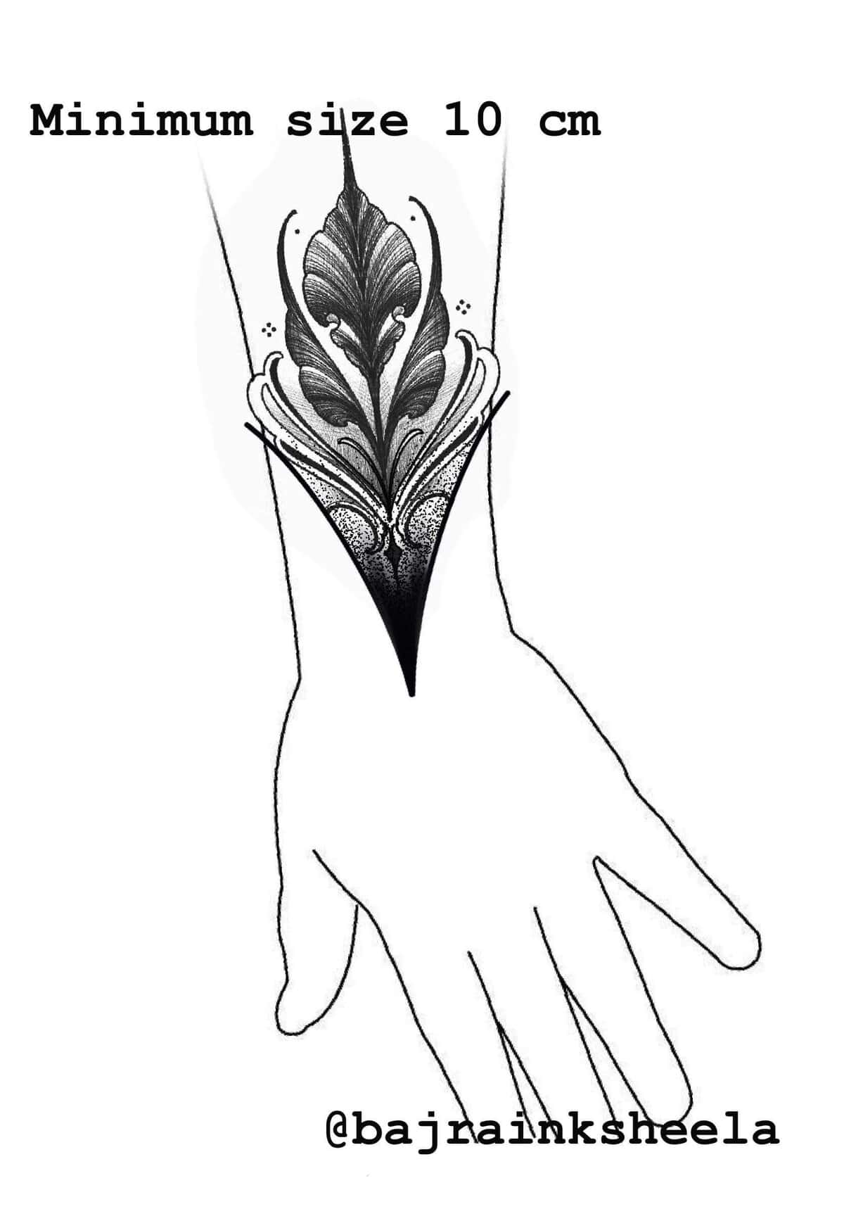 Mandala Flash Tattoo Design Sheets - Design 7