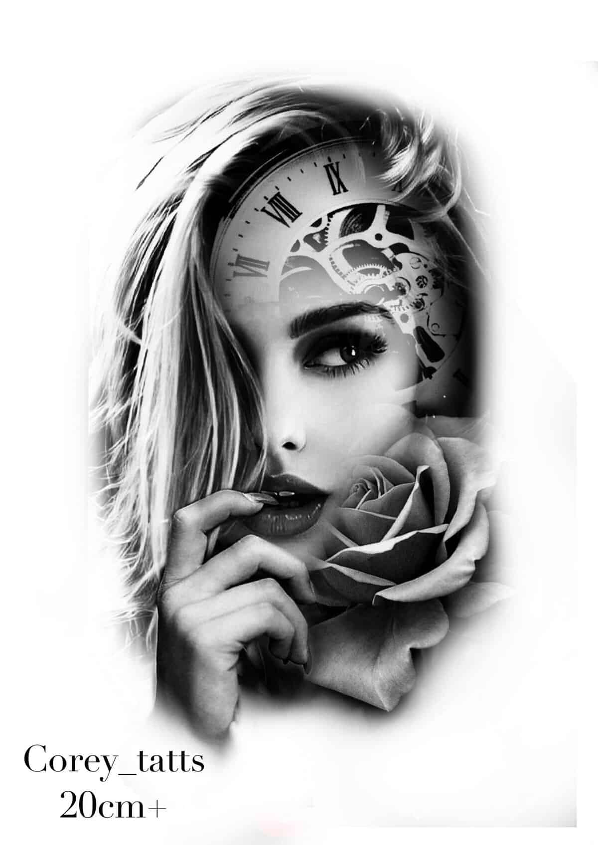 Realism Flash Tattoo Design Sheets - Design 39