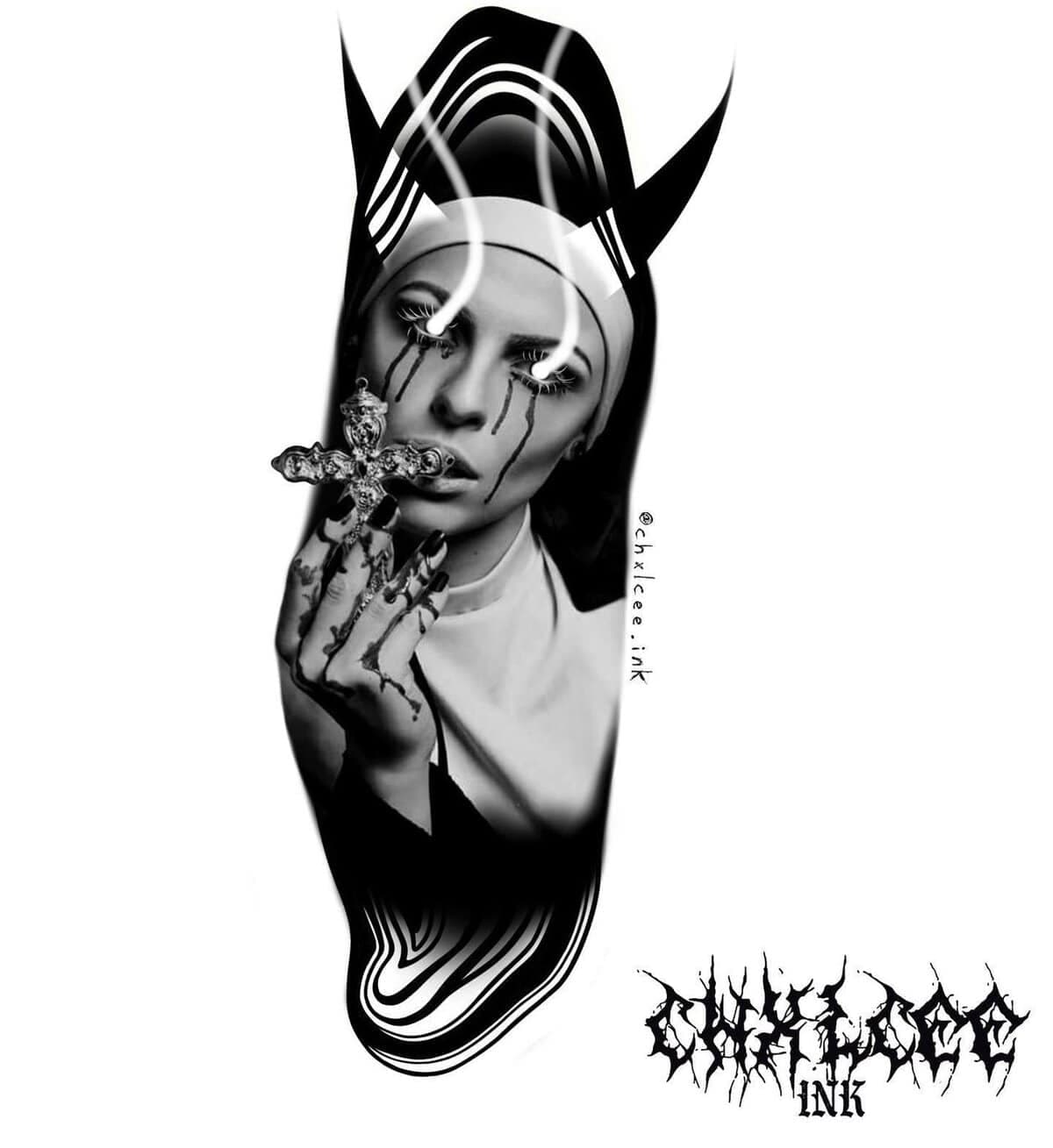 Realism Flash Tattoo Design Sheets - Design 94