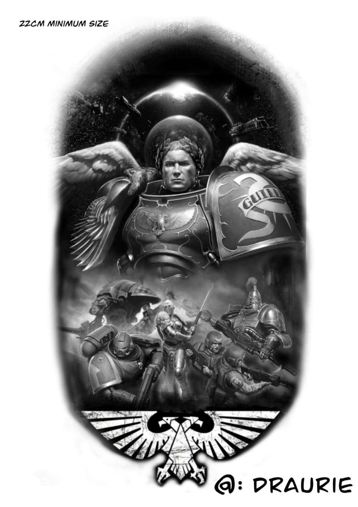 Realism Flash Tattoo Design Sheets - Design 85