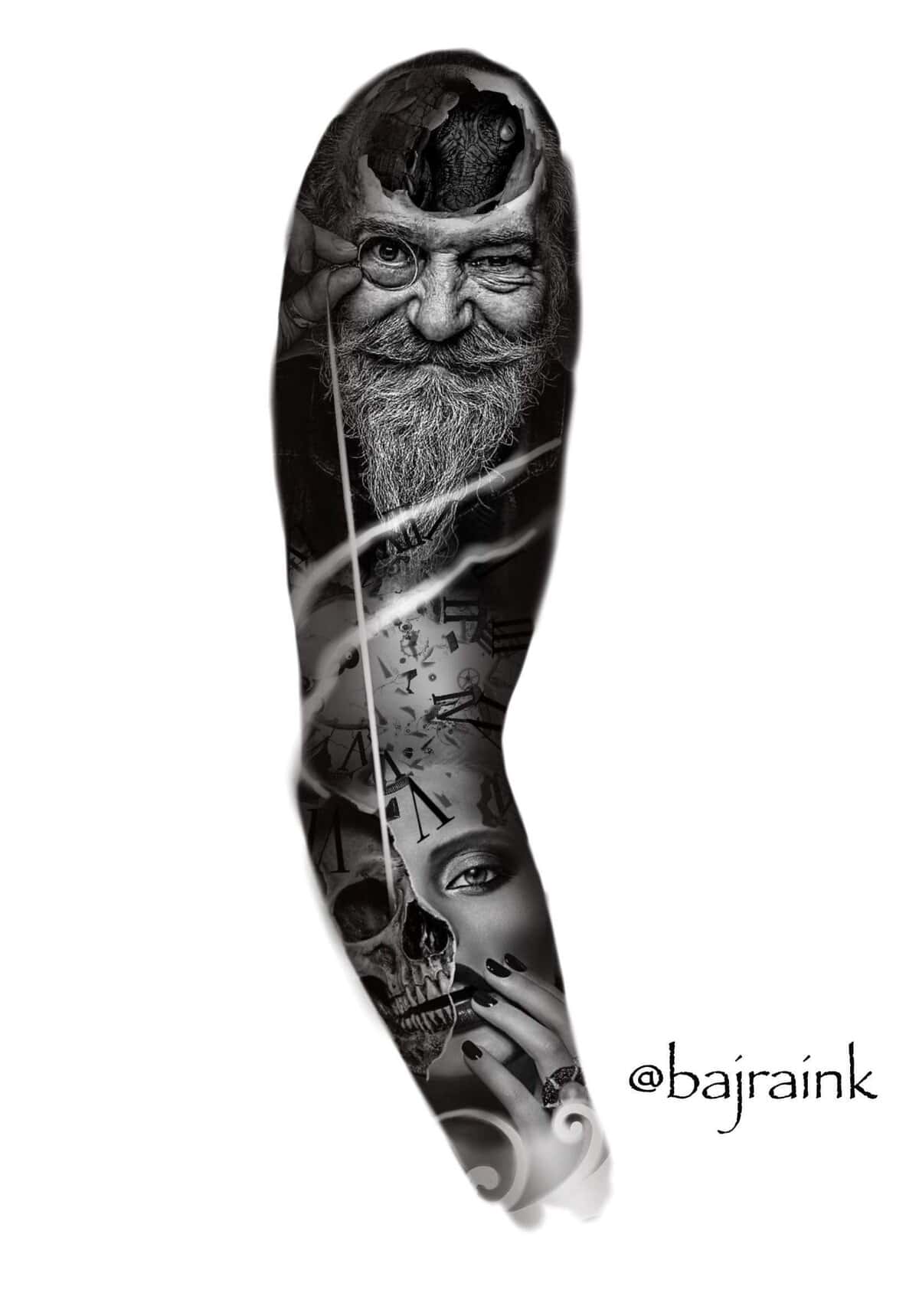 Realism Flash Tattoo Design Sheets - Design 81