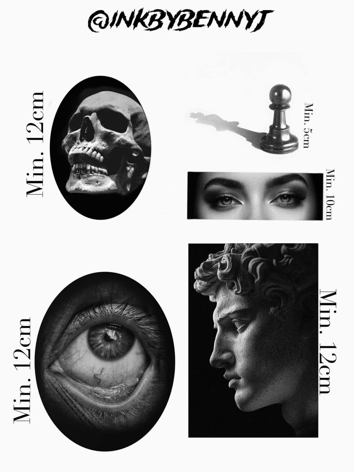 Realism Flash Tattoo Design Sheets - Design 14