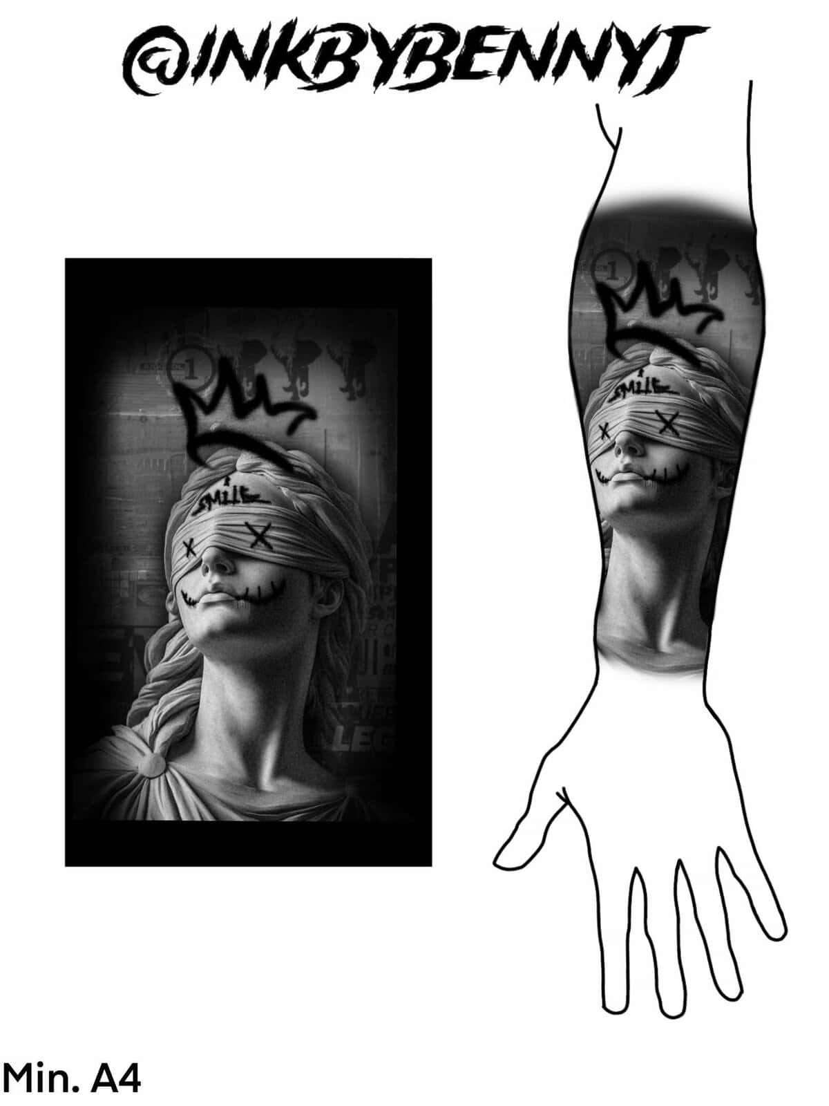 Realism Flash Tattoo Design Sheets - Design 15