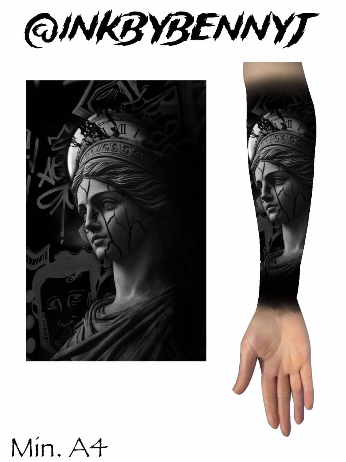 Realism Flash Tattoo Design Sheets - Design 12