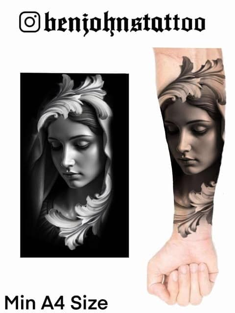 Realism Flash Tattoo Design Sheets - Design 8