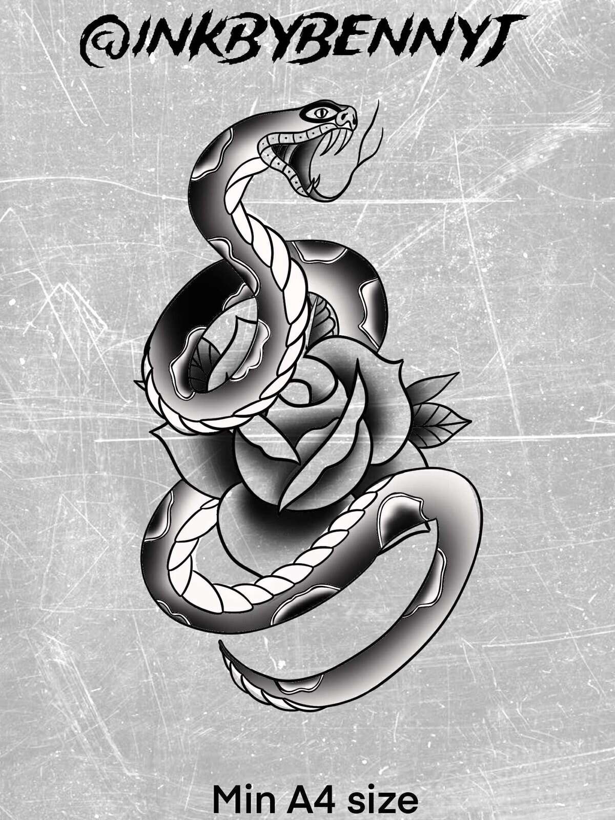 Traditional Flash Tattoo Design Sheets - Design 15