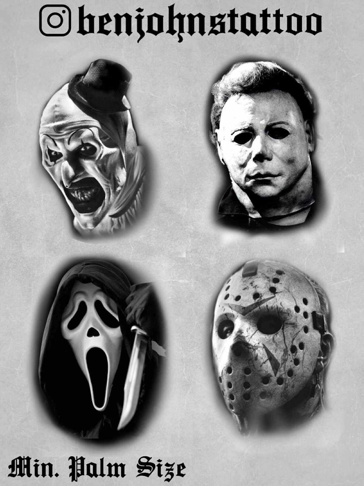 Realism Flash Tattoo Design Sheets - Design 3