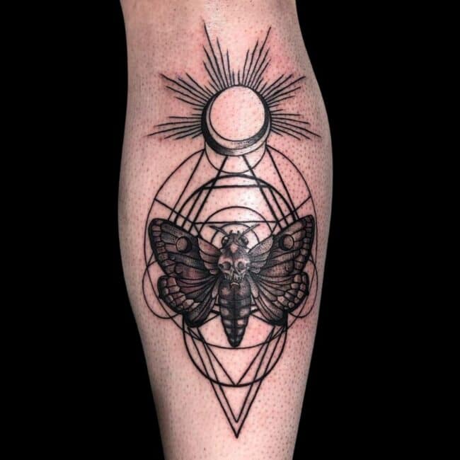 Sheela Tattoo Artist Neo-traditional Animal Geometric Butterfly Forearm Tattoo