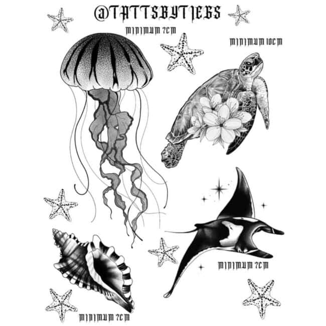 Animal Flash Tattoo Design Sheets