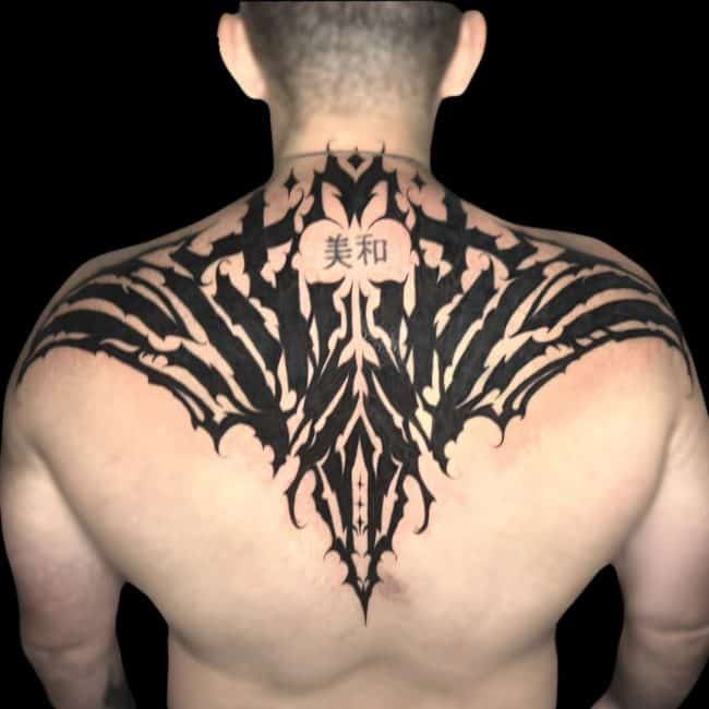 Men’s back tattoos