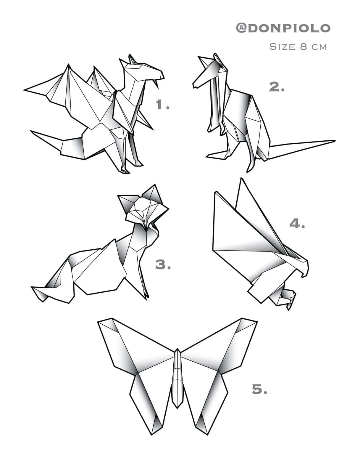 Animal Flash Tattoo Design Sheets design 1