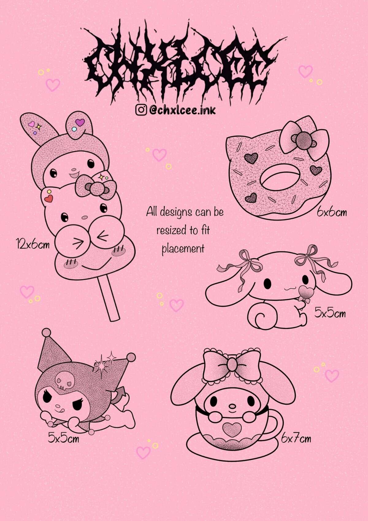 Anime Flash Tattoo Design Sheets design 7