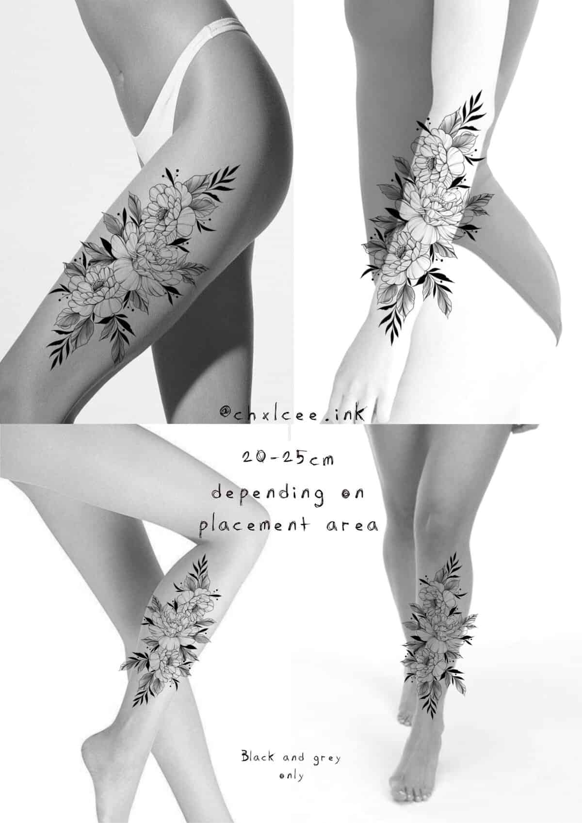 Flower Flash Tattoo Design Sheets design 5