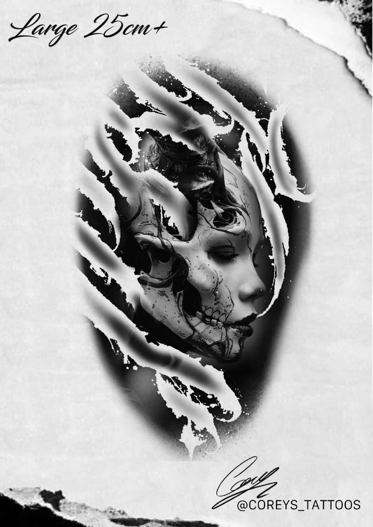 Halloween & Horror Flash Tattoo Design Sheets design 5