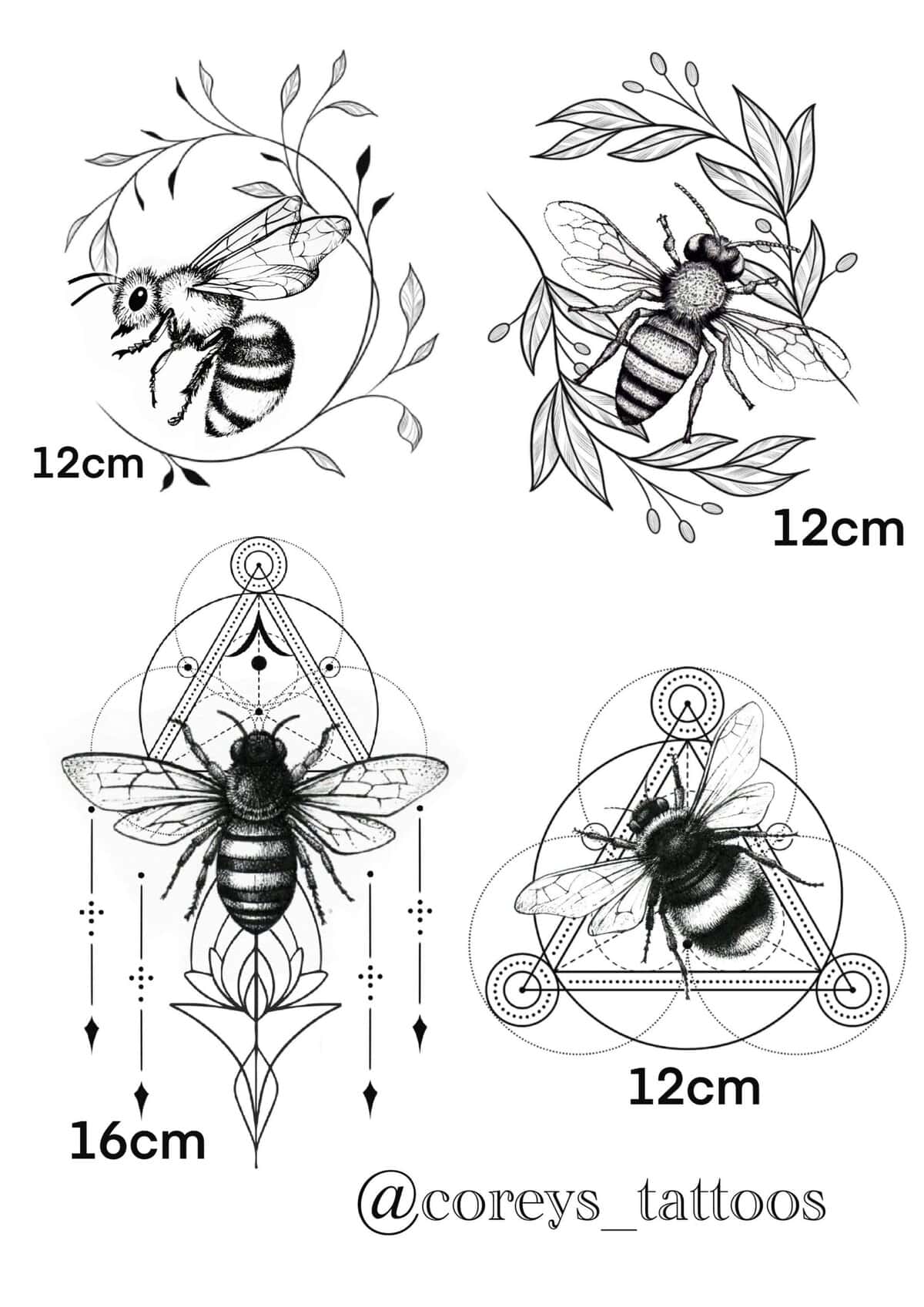 Linework Flash Tattoo Design Sheets design 17