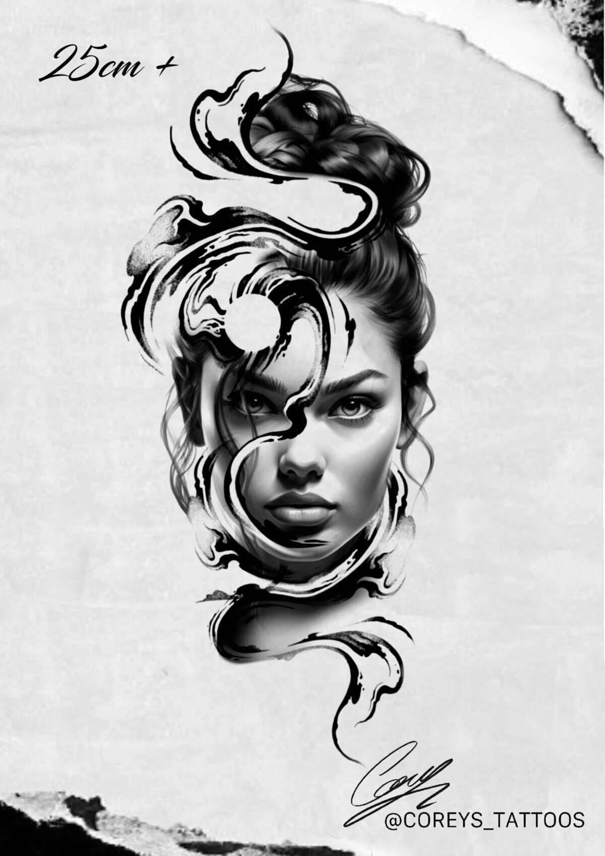 Realism Flash Tattoo Design Sheets design 34