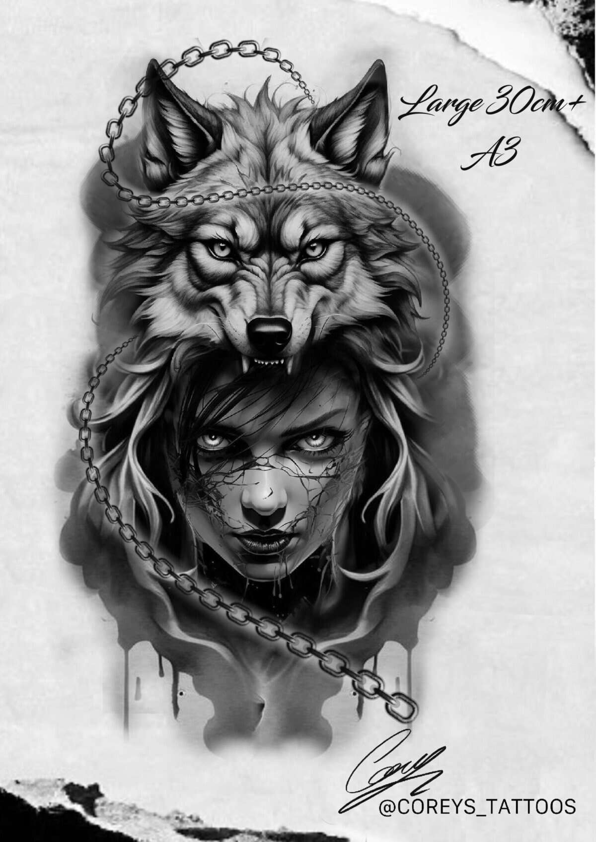 Realism Flash Tattoo Design Sheets design 30
