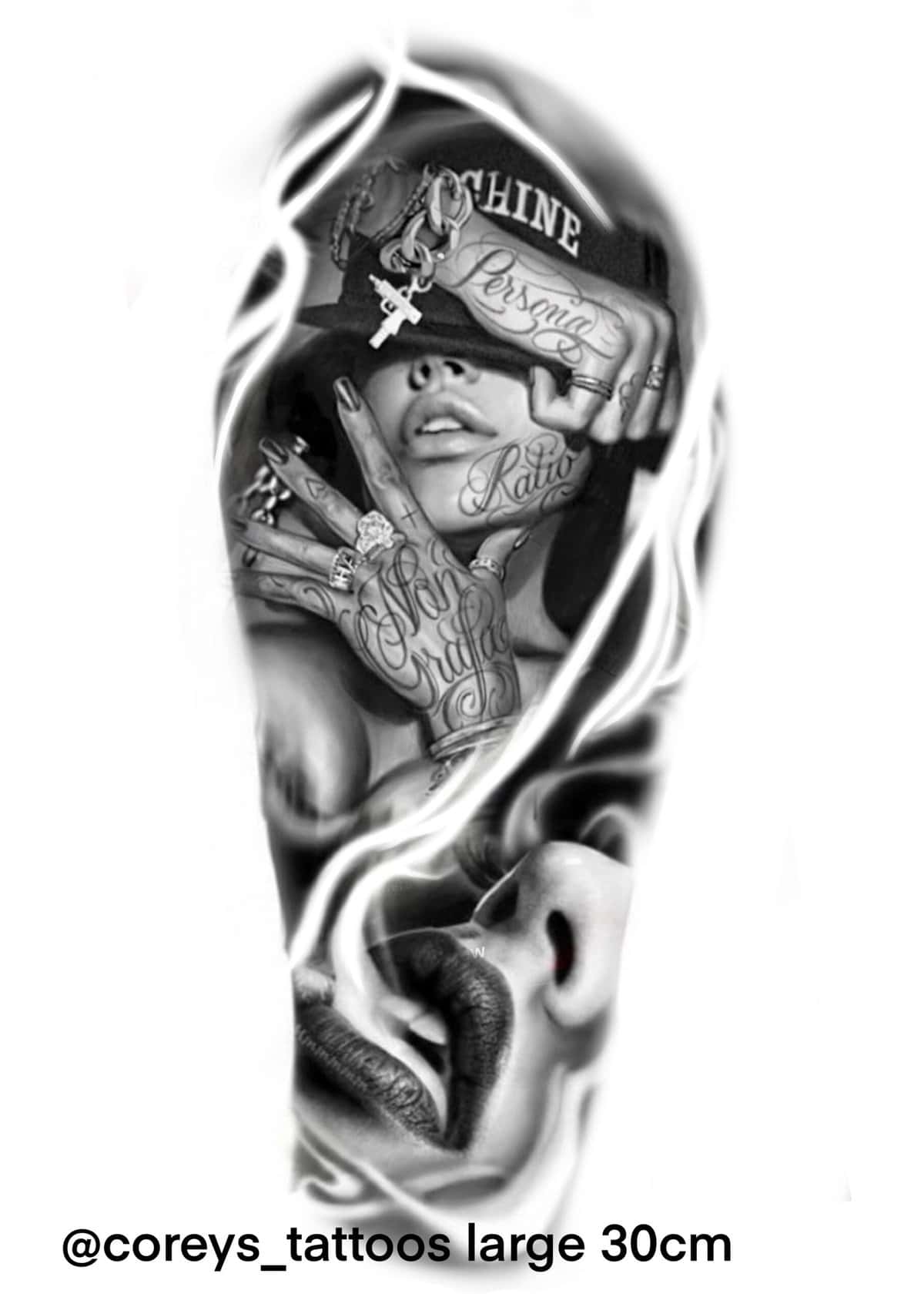 Realism Flash Tattoo Design Sheets design 60