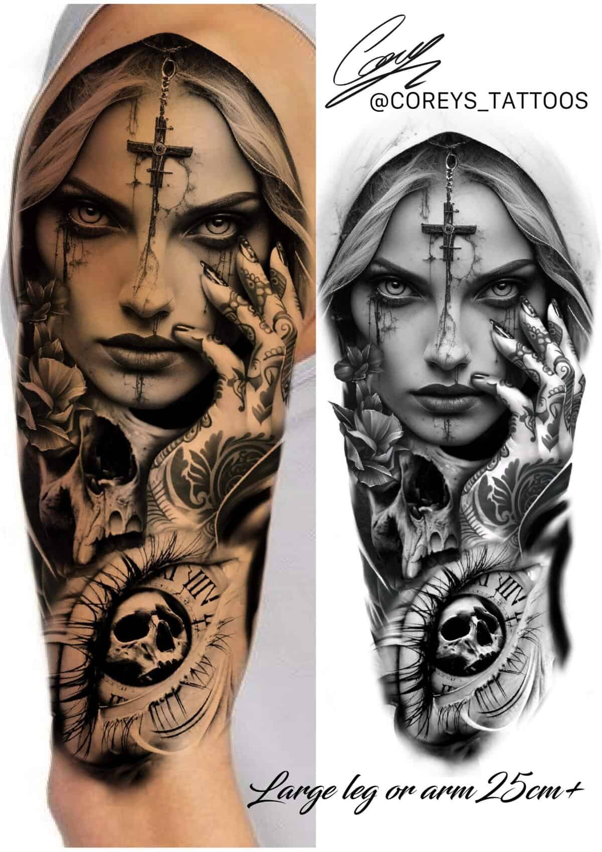 Realism Flash Tattoo Design Sheets design 18