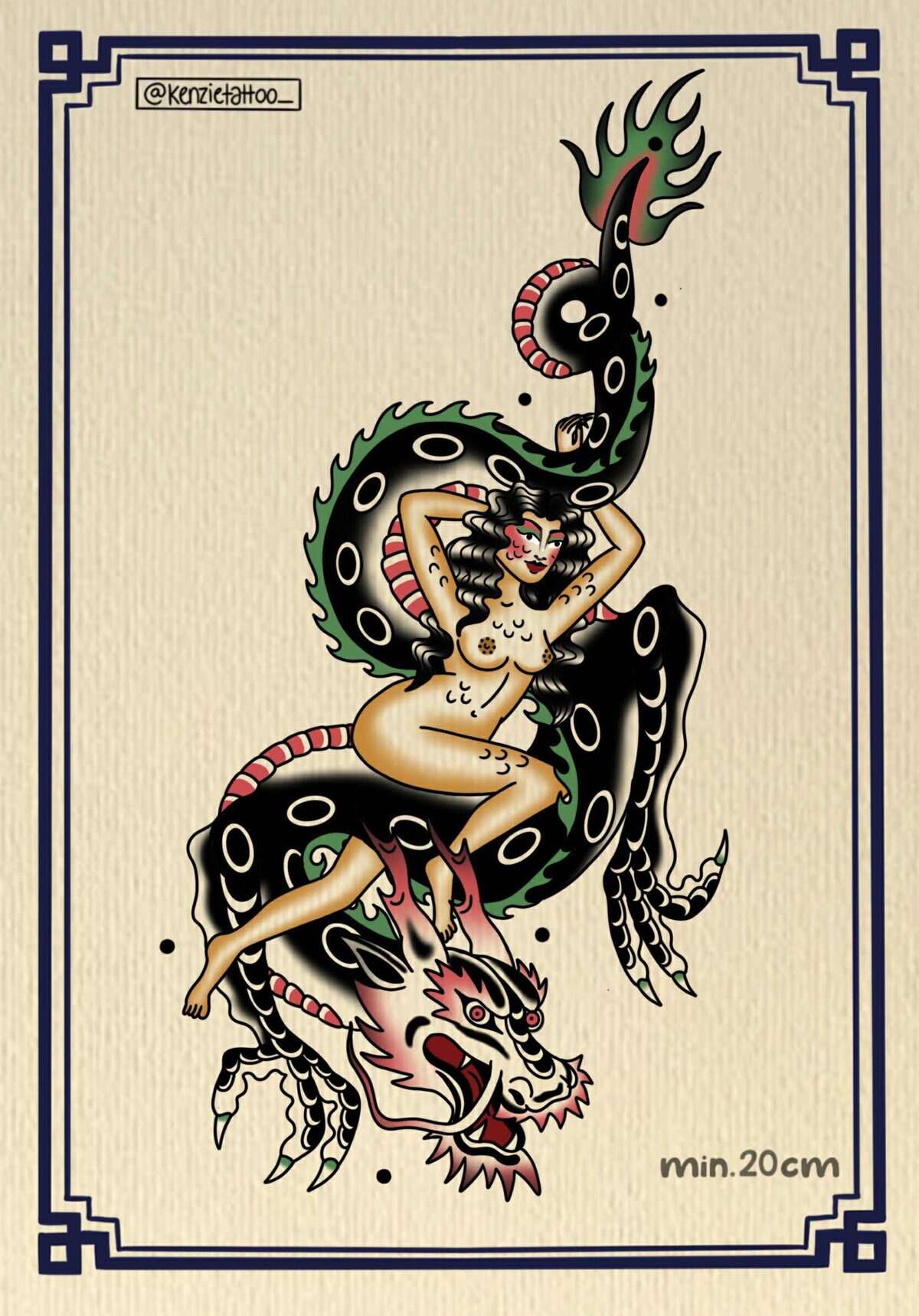 Traditional Flash Tattoo Design Sheets design 20