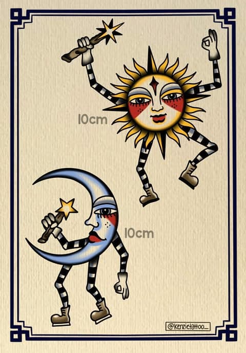 Traditional Flash Tattoo Design Sheets design 25