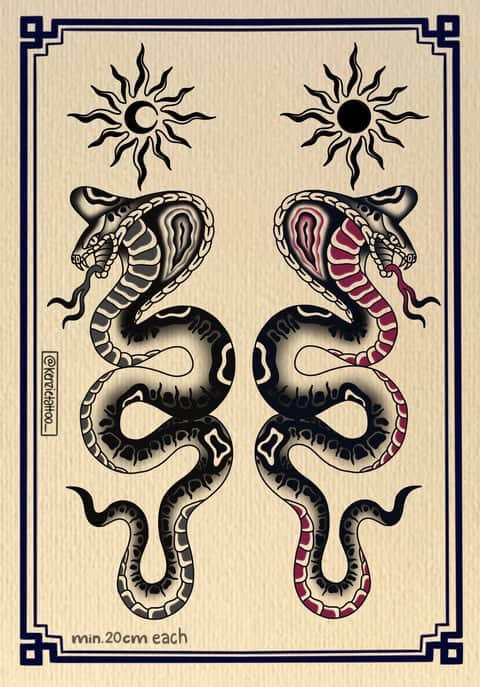 Traditional Flash Tattoo Design Sheets design 24